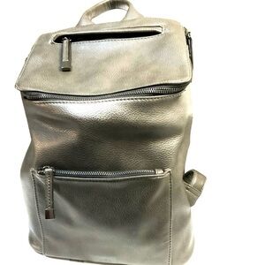 ALDO Women’s Grey Pebble 14” Leather Backpack